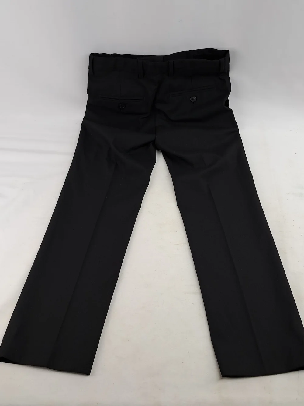 Black Boys Dress Pants Elastic Waist Pull On Formal Slacks Pants Size 8 Regular